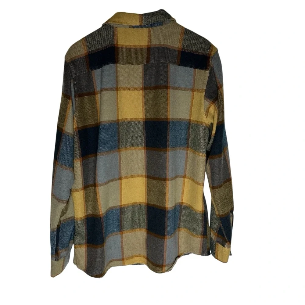 Brixton Flannel Long Sleeve Button Down Size Large - Picture 2 of 5